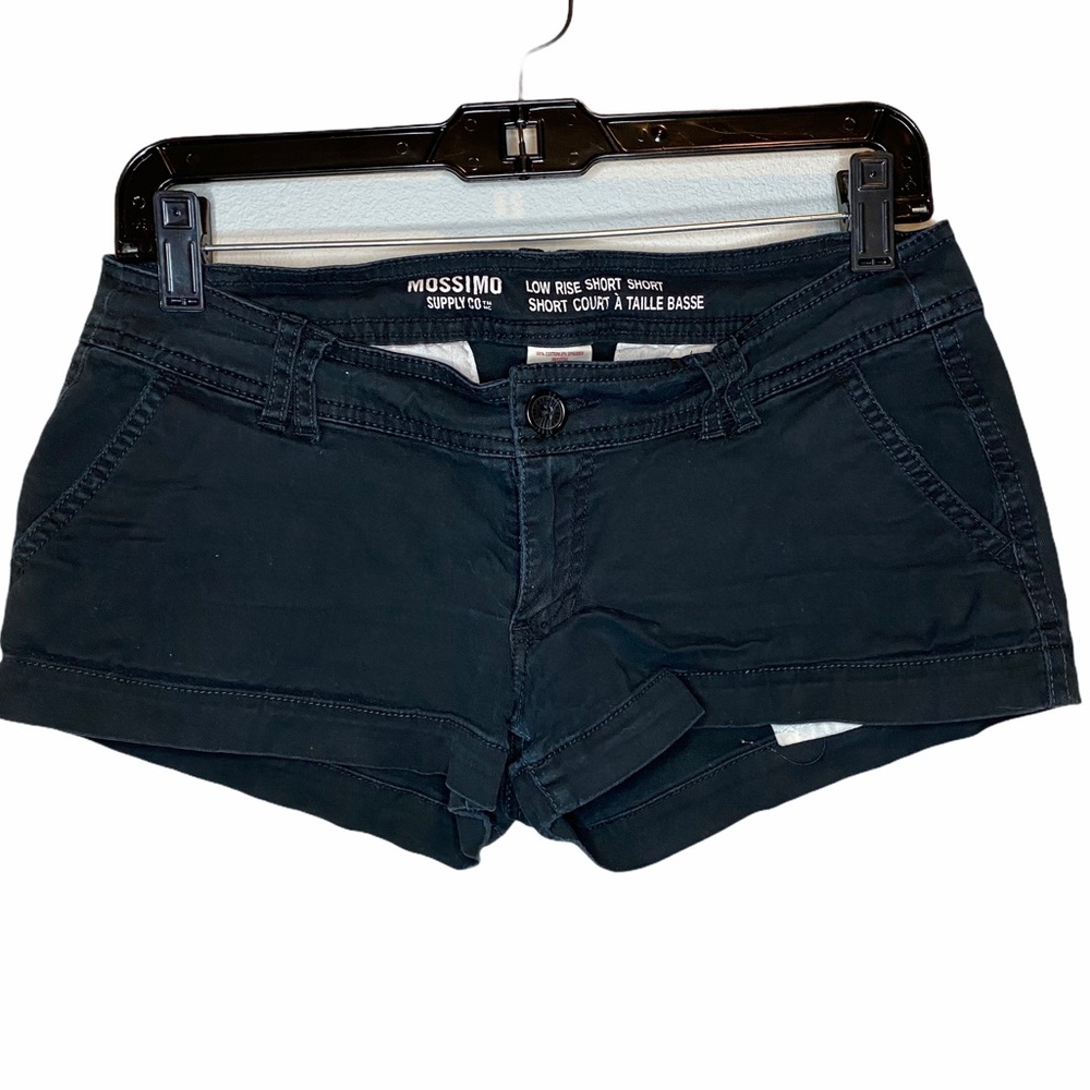 Mossimo Low Rise Black Shorts